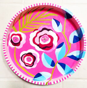 photo of Deborah Acquino, "Pink Party Tray"