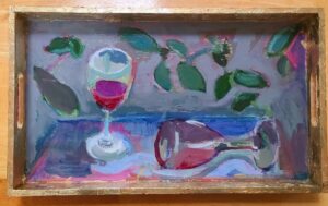 photo of Lisa Steiner, "Wine-O-Clock"